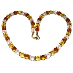 Collier Murano couleur ambre