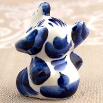 Figurine Elephant en porcelaine russe