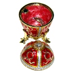 Oeuf Rosebud - Bouton de Rose - copie Oeuf Faberge