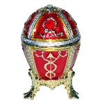 Oeuf Rosebud - Bouton de Rose - copie Oeuf Faberge