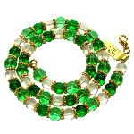 Collier Murano couleur vert