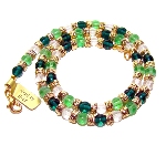 Collier Murano couleur vert